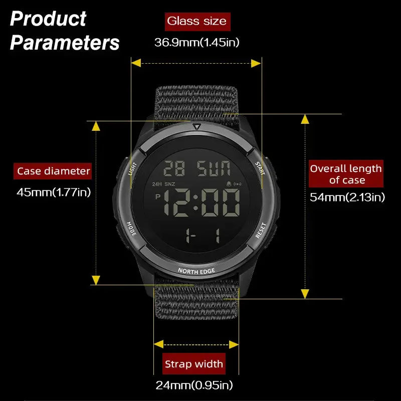 Montre Sport NORTH EDGE TERRAX PHENIX - Military PHENIX - military