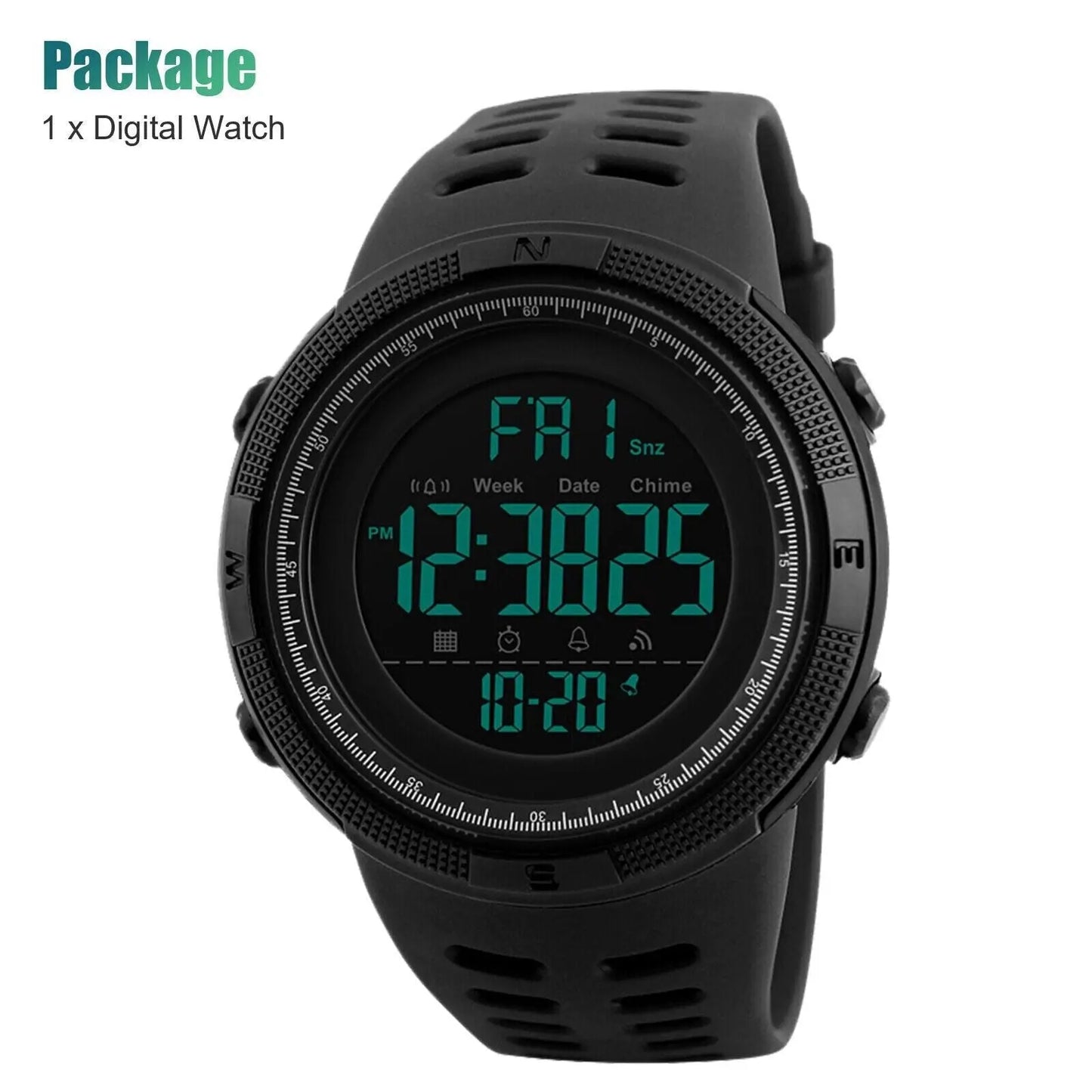 Montre militaire digitale PHENIX - Military DC-The Perfect Part Inc.