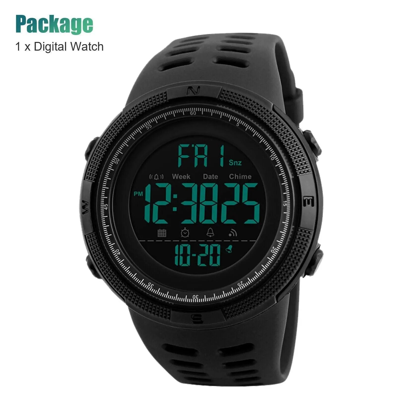 Montre militaire digitale PHENIX - Military DC-The Perfect Part Inc.