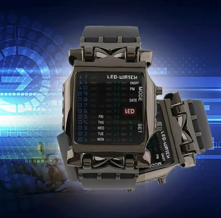 Montres LED Luxe PHENIX - Military DC-The Perfect Part Inc.