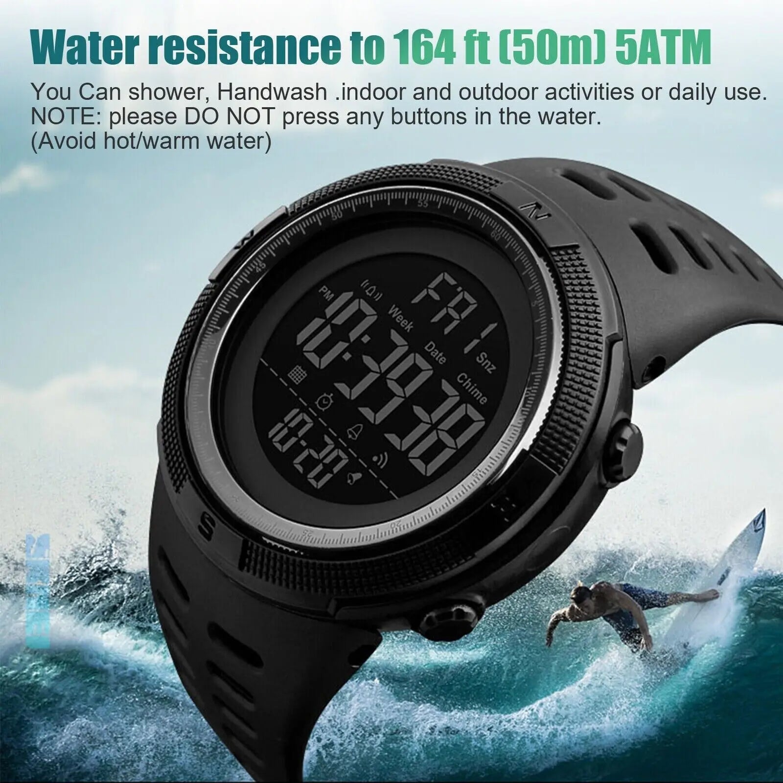 Montre militaire digitale PHENIX - Military DC-The Perfect Part Inc.