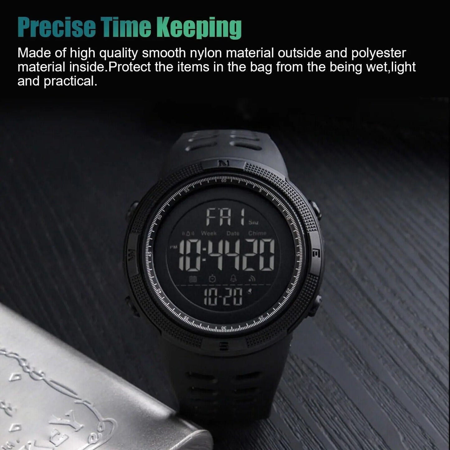 Montre militaire digitale PHENIX - Military DC-The Perfect Part Inc.