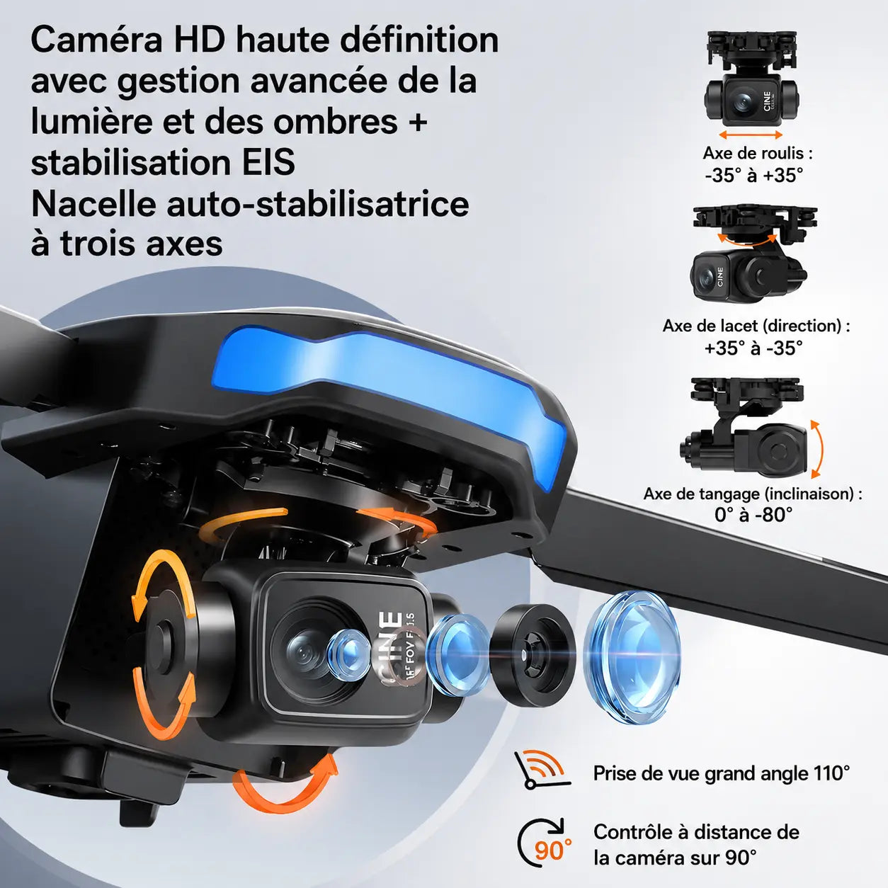 Drone JCMO 4K PHENIX - Military PHENIX - military
