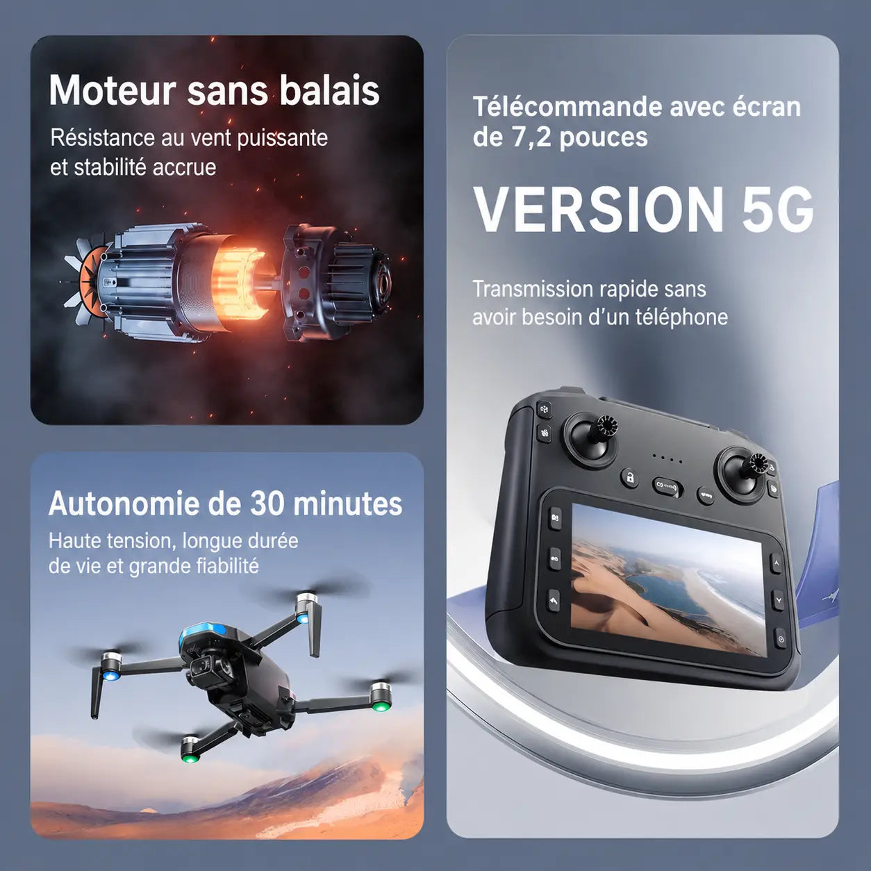 Drone JCMO 4K PHENIX - Military PHENIX - military
