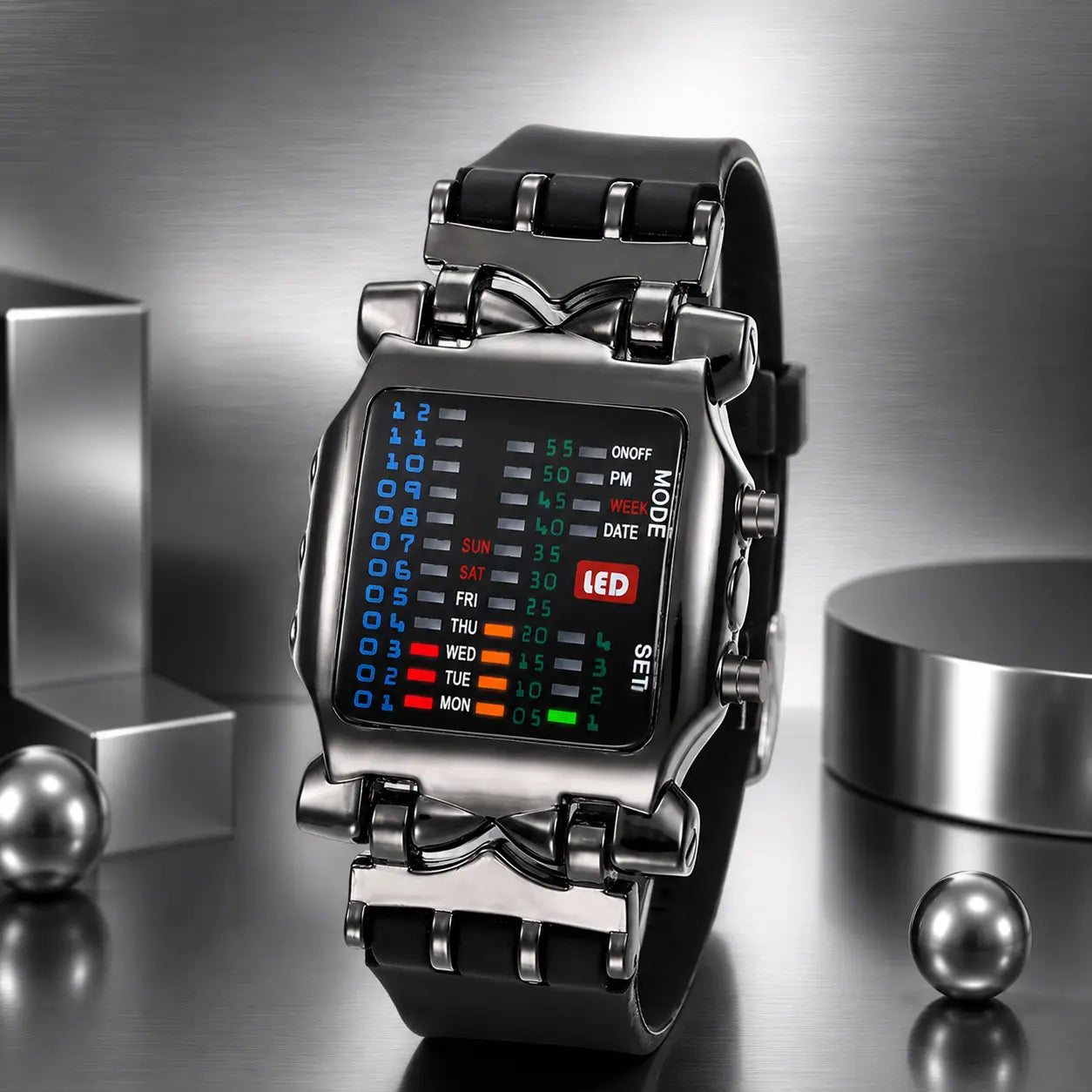 Montres LED Luxe PHENIX - Military DC-The Perfect Part Inc.