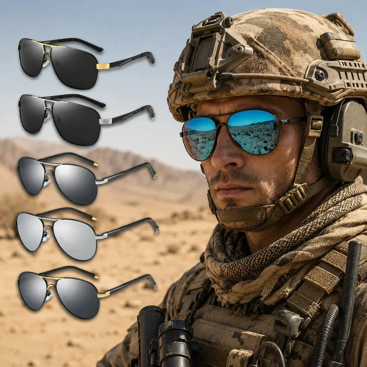 Lunettes aviateur PHENIX - Military DC-The Perfect Part Inc.