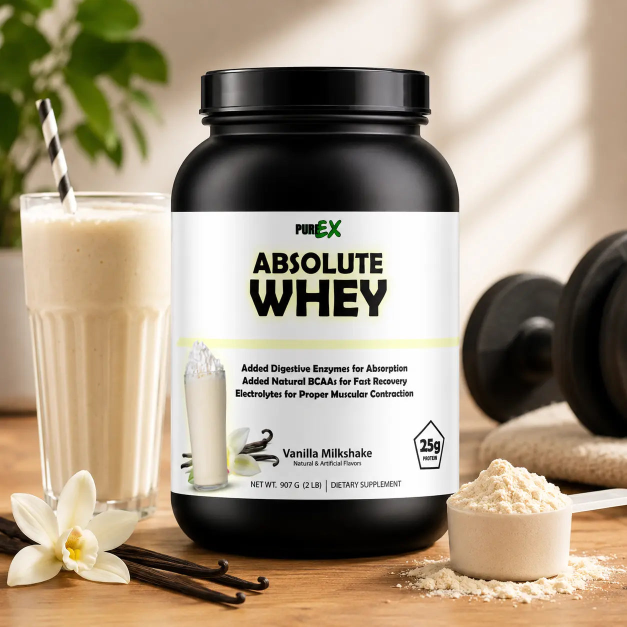 Absolute whey vanille 2,5 Kg PHENIX - Military DC-Purex Nutrition