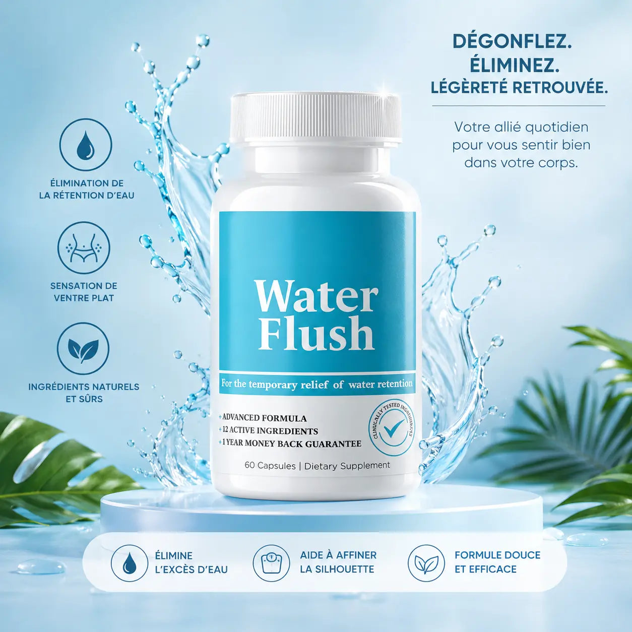 Water Flush Complément Alimentaire Drainant PHENIX - Military Dropshipman