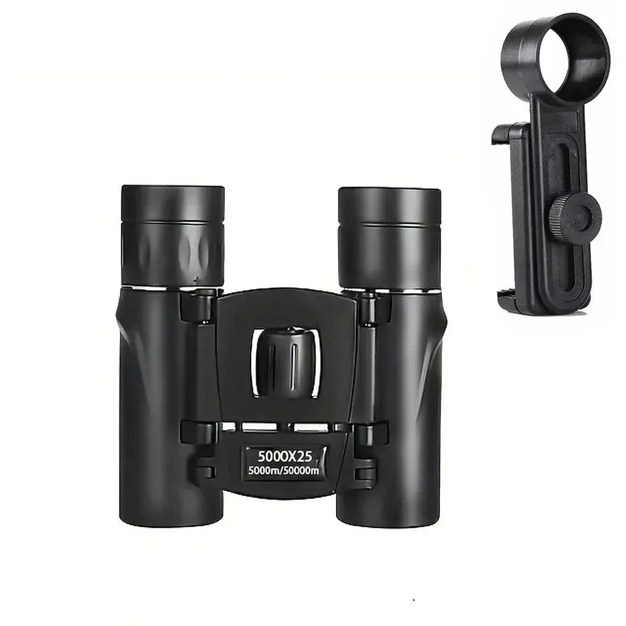 jumelles ultra compactes militaire avec grossissement x25 et support, idéales pour l'extérieur