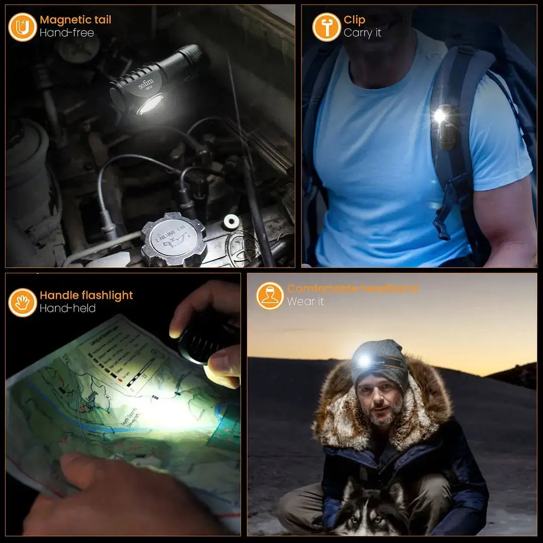 Lampe frontale SOFIRN PHENIX - Military PHENIX - military