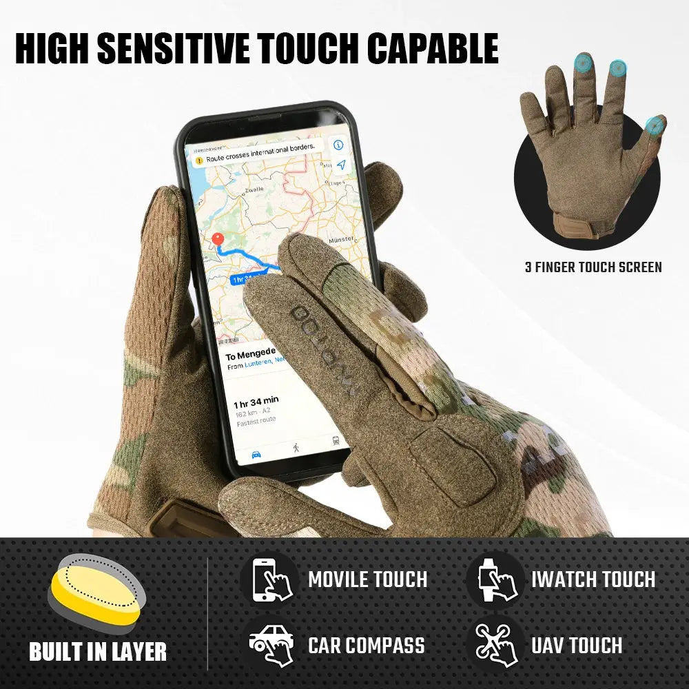 Gants Tactiques Renforcés Homme/Femme PHENIX - Military PHENIX - military