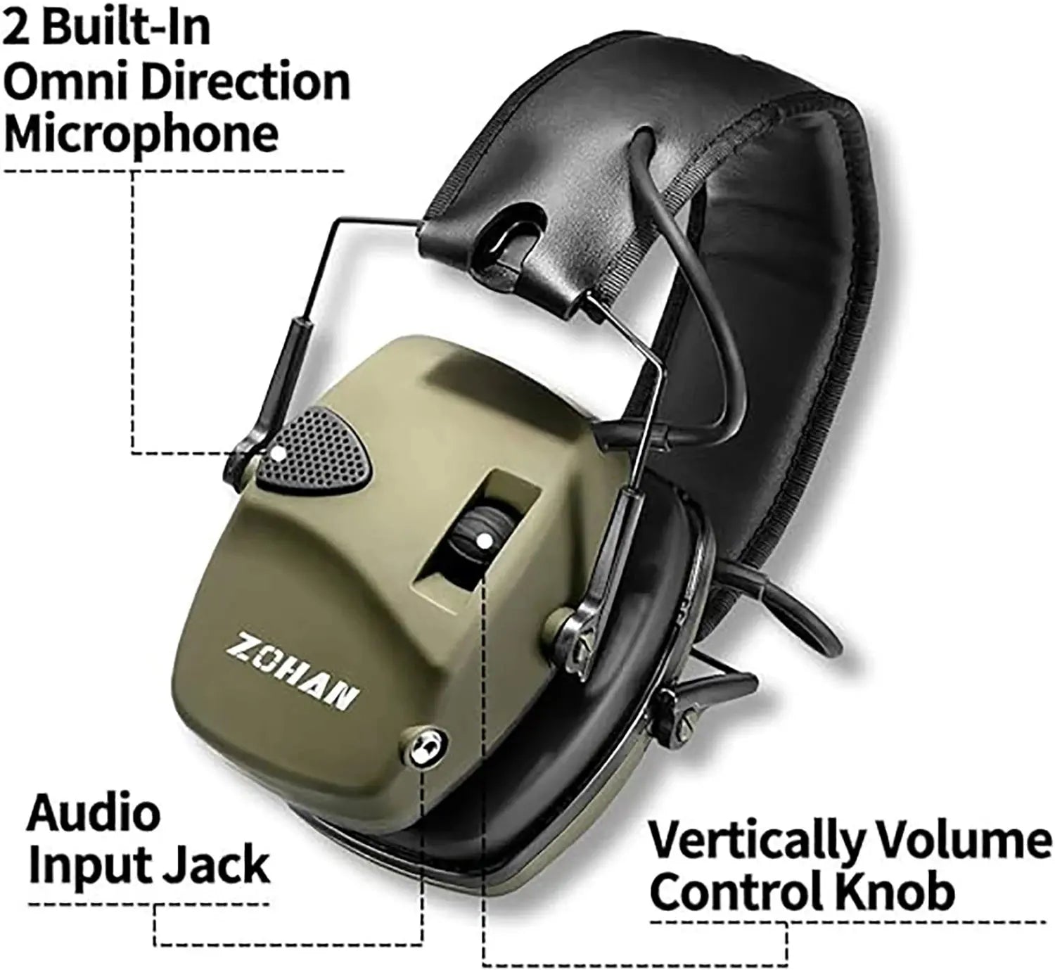 Casque anti bruit PHENIX - Military PHENIX - military