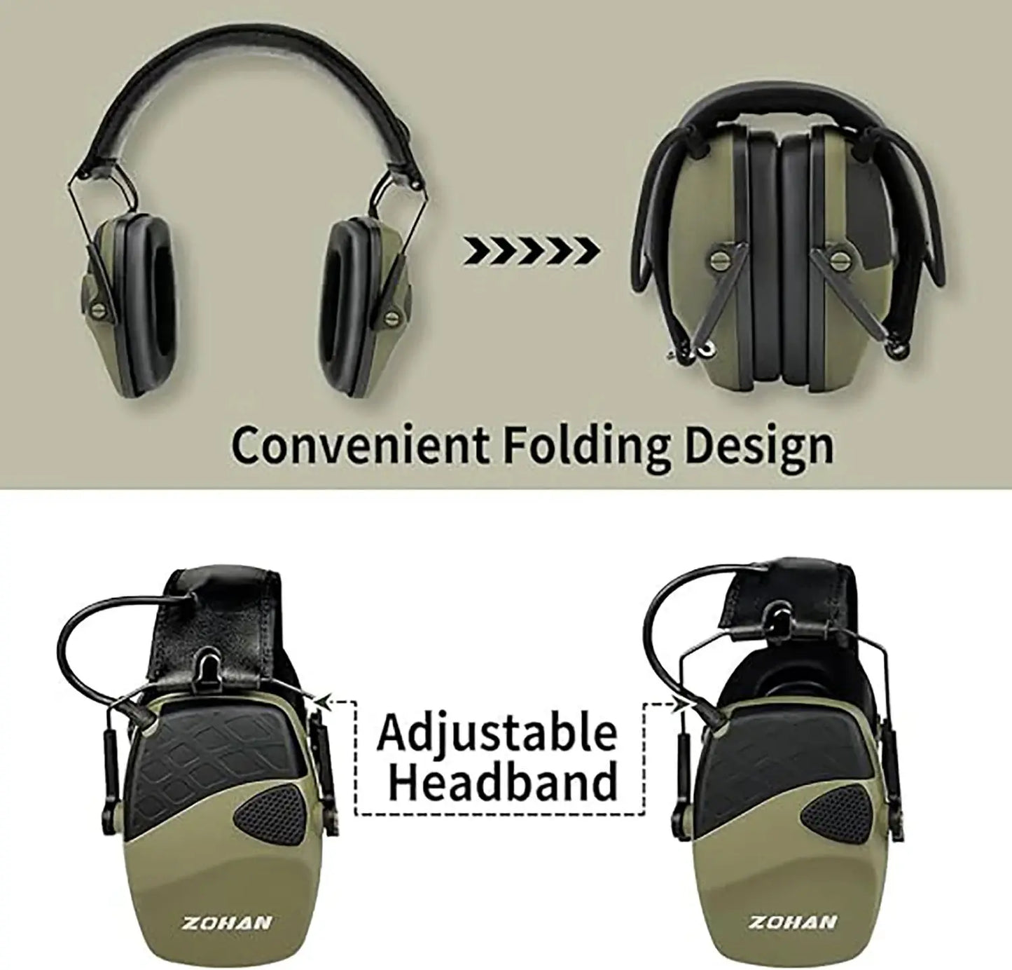 Casque anti bruit PHENIX - Military PHENIX - military