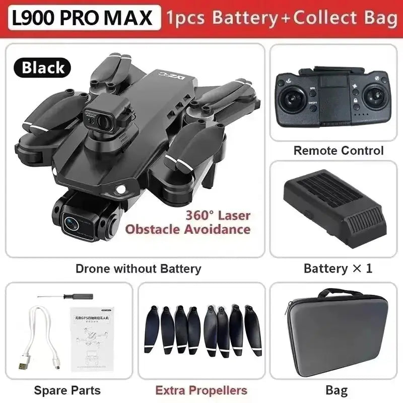 L900 Pro MAX GPS Drone 4K PHENIX - Military PHENIX - military