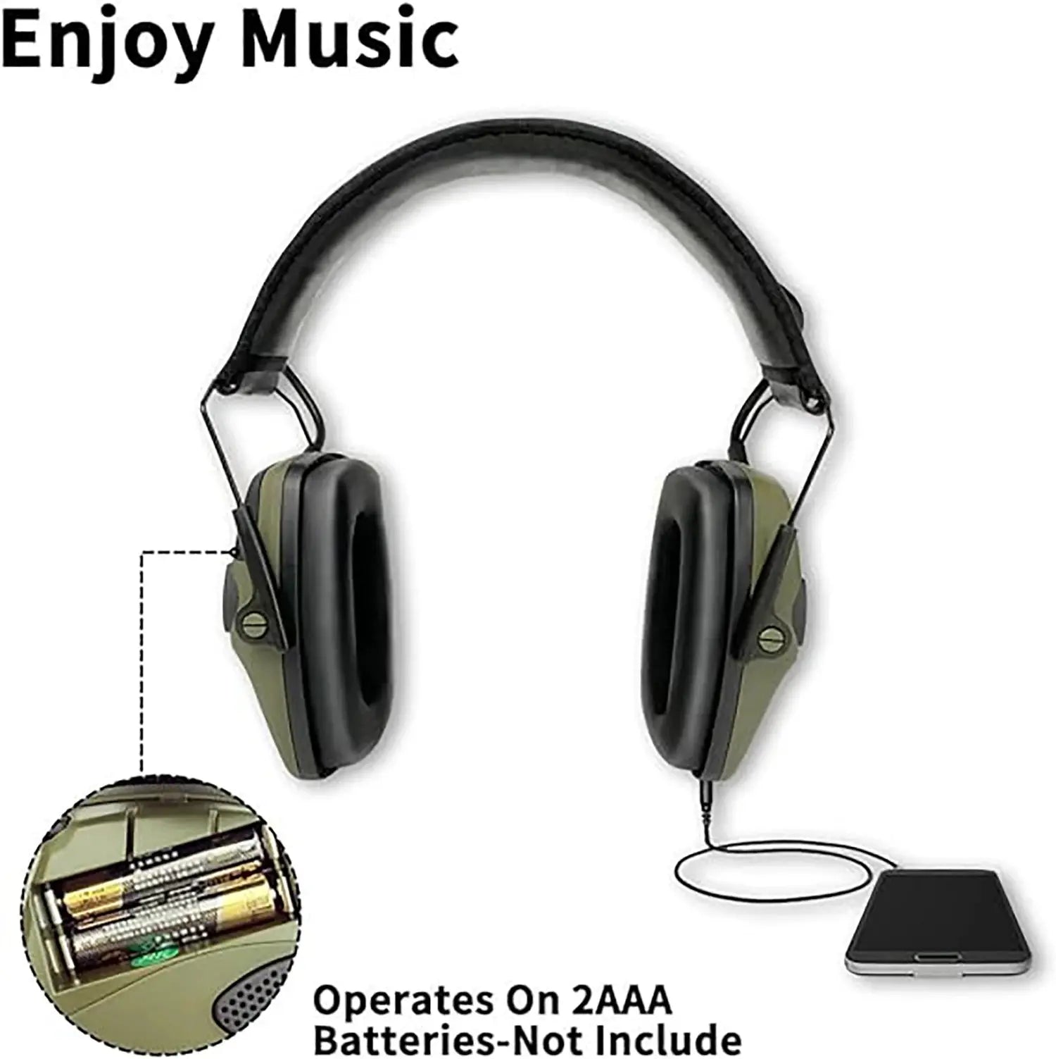 Casque anti bruit PHENIX - Military PHENIX - military