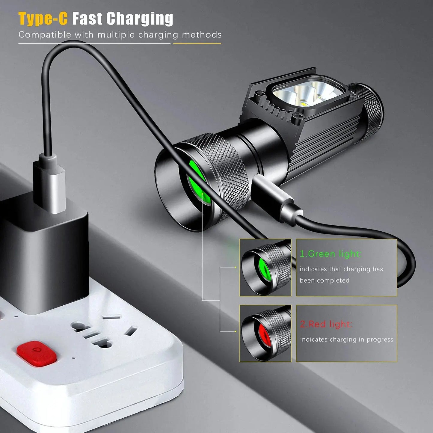 Lampe frontale rechargeable PHENIX - Military PHENIX - military