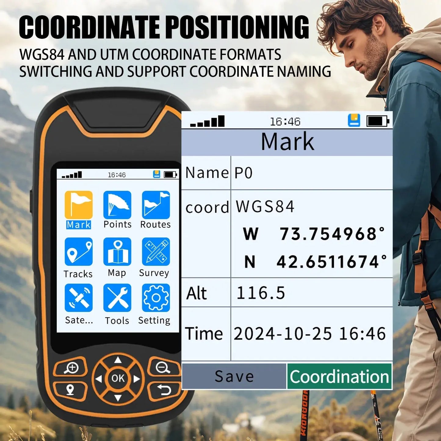 GPS portable A8 PHENIX - Military PHENIX - military