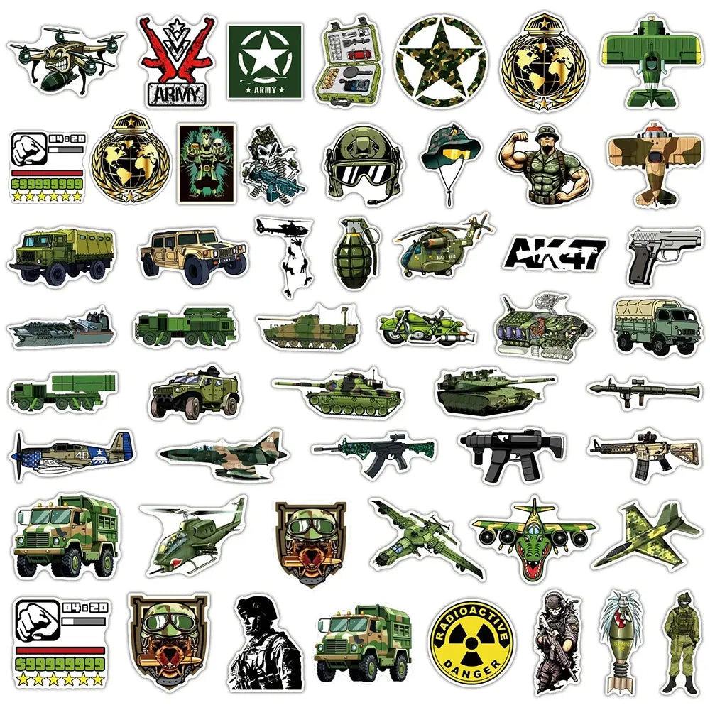 Stickers PVC 10/30/50pcs PHENIX - Military PHENIX - military