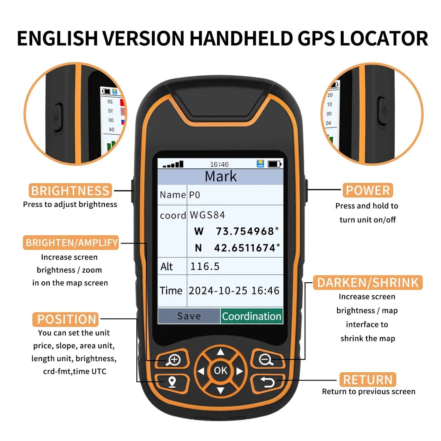 GPS portable A8 PHENIX - Military PHENIX - military