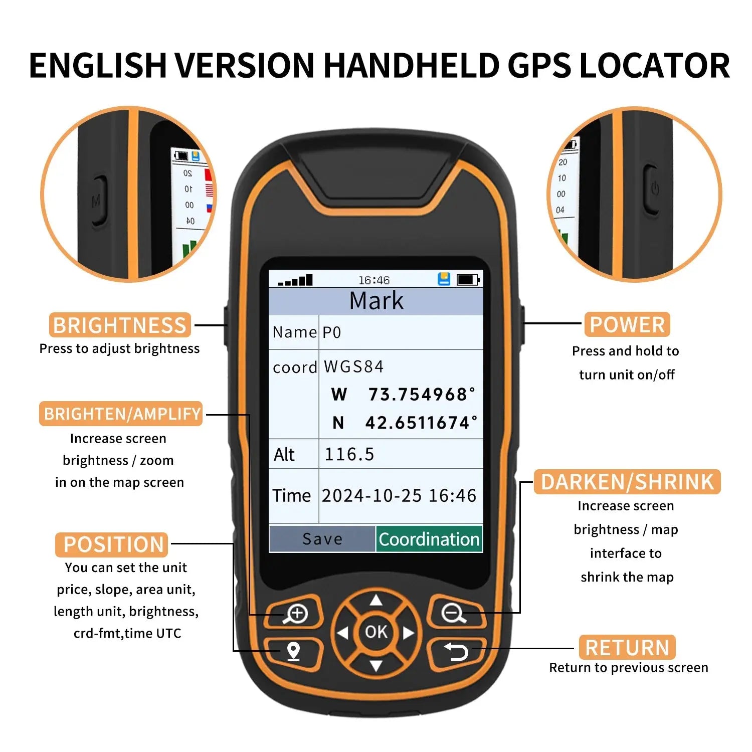 GPS portable A8 PHENIX - Military PHENIX - military