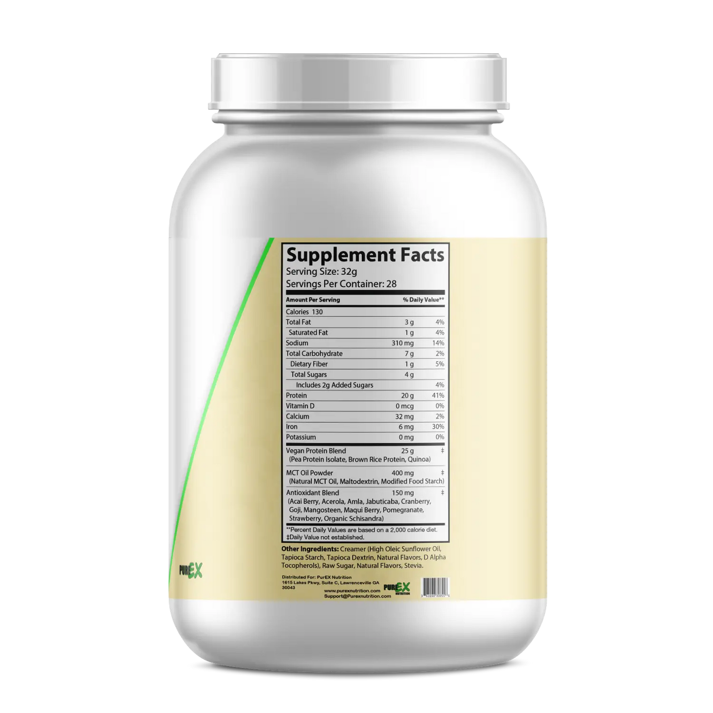 Protéine végétale  vanille 1Kg PHENIX - Military DC-Purex Nutrition