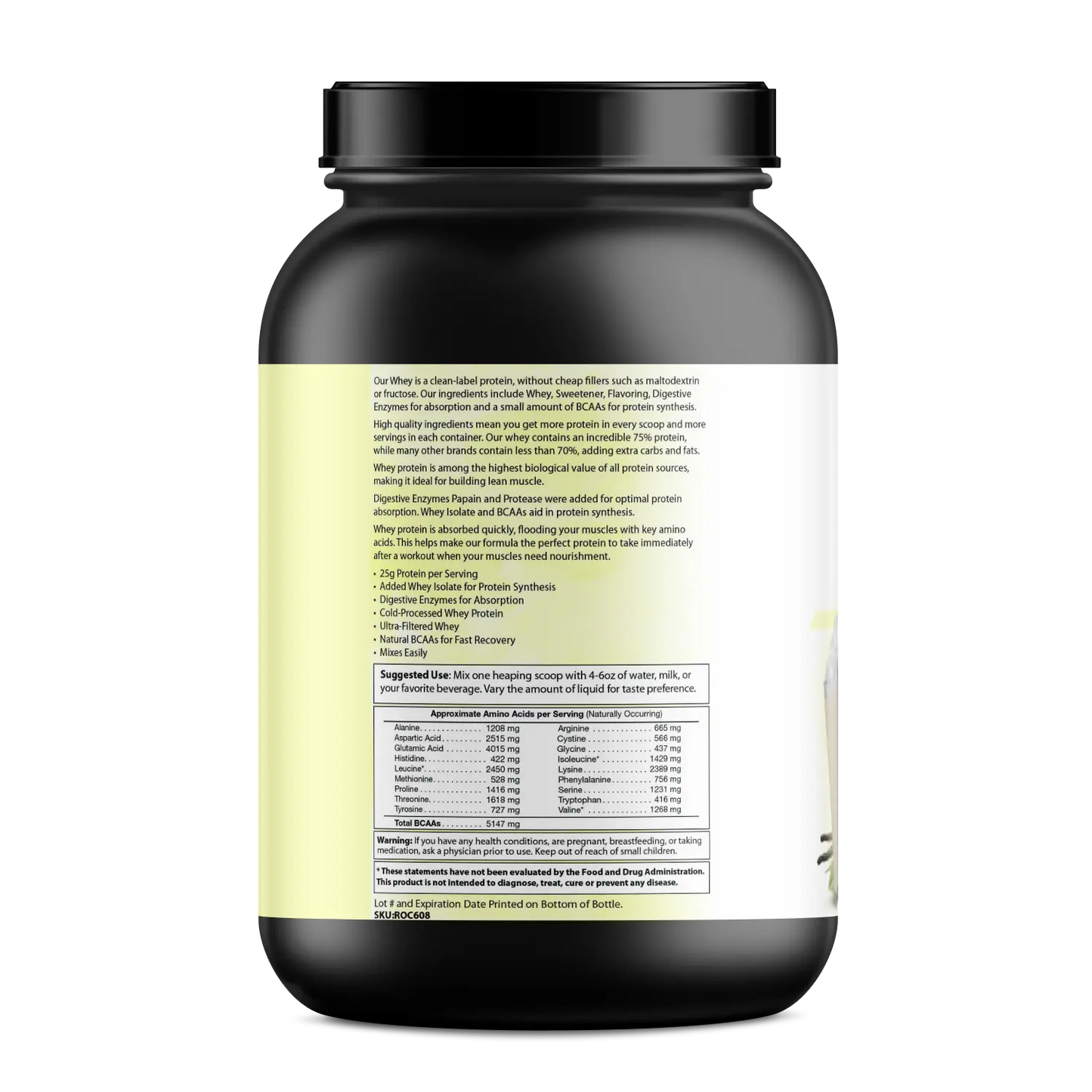 Absolute whey vanille 2,5 Kg PHENIX - Military DC-Purex Nutrition