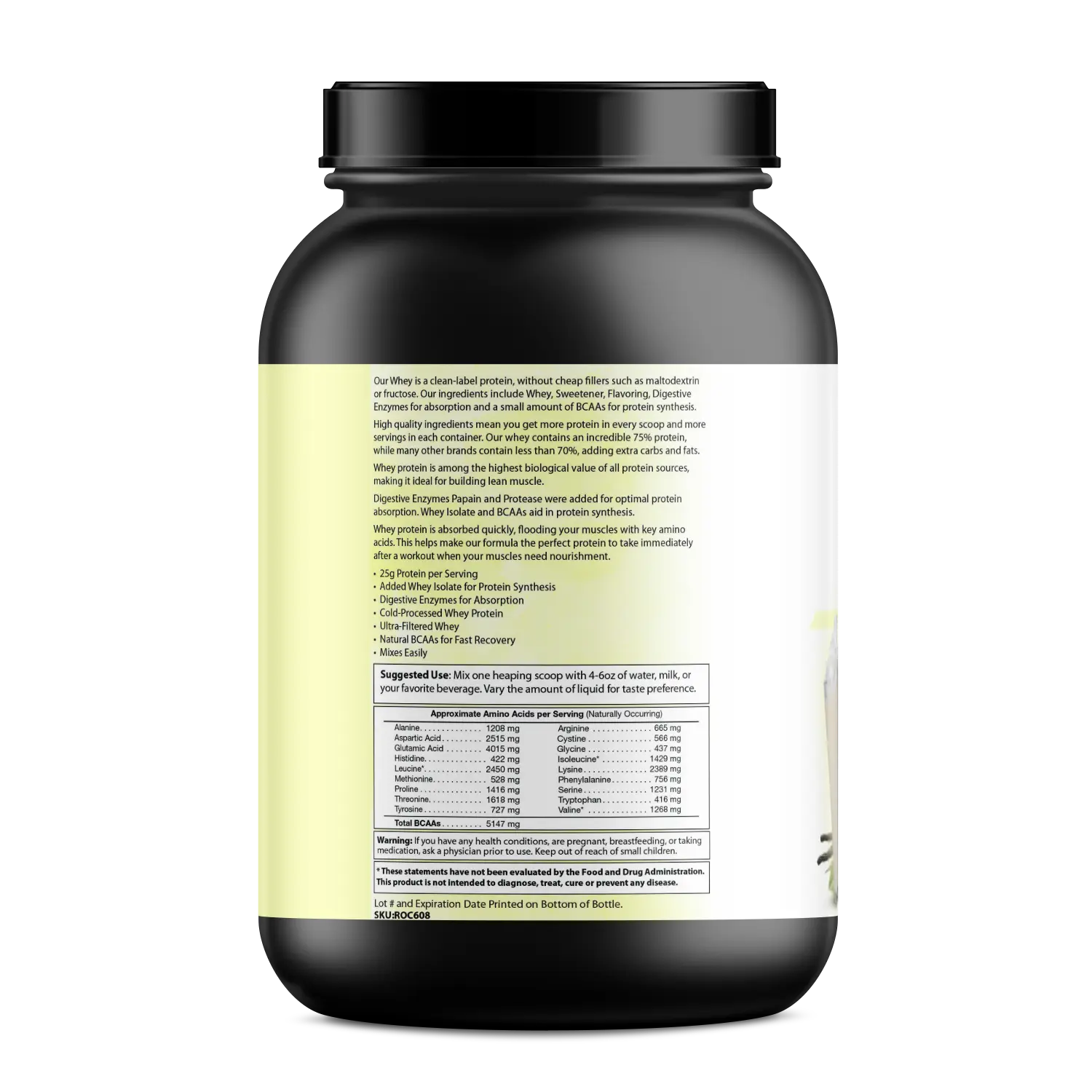 Absolute whey vanille 2,5 Kg PHENIX - Military DC-Purex Nutrition
